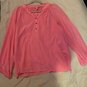 Lilly Pulitzer Elsa silk top in size M